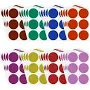 Royal Green Round 2 inch 50mm Dot Labels Colored Circle Stickers