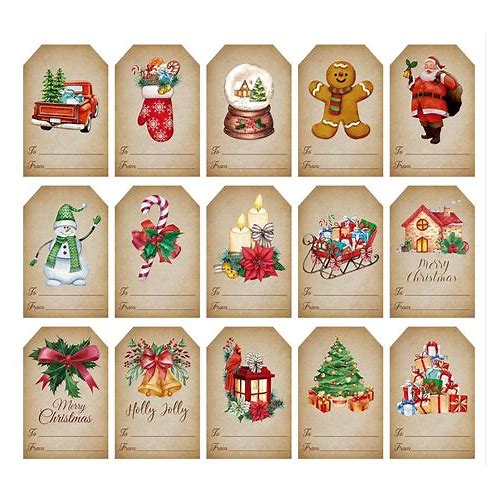 Self Adhesive Gift Tags - 150Pcs …