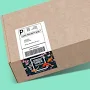 Custom Barcode Labels - Rectangle - Large - 8 qty - 2 1/4" x 7 3/4" - Avery?