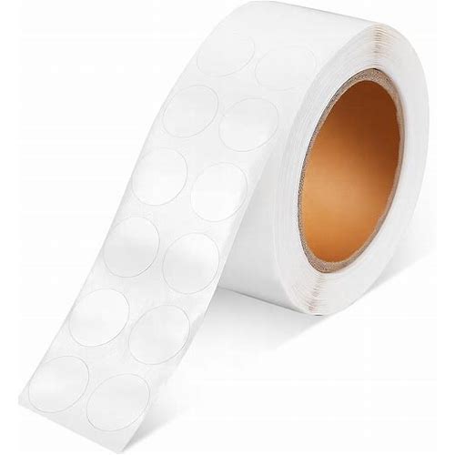 2500 PCS Clear Circle Stickers F…