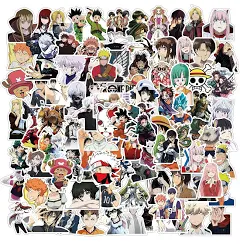 50 Anime Stickers Packs, stickers for water bottles, hydroflask stickers, laptop stickers, stickers pack