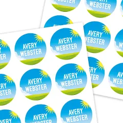 Mini Round Labels | Multi-purpose Waterproof Stickers 84