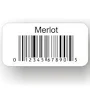 Quantity 1000 - 1" x .5" Paper UPC Barcode Labels & Stickers