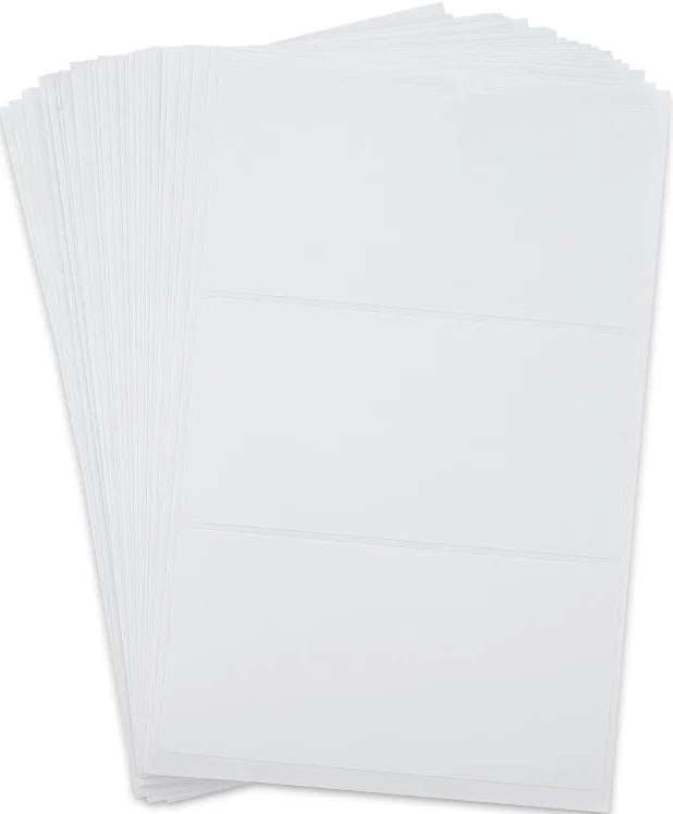 Charles Leonard Inc. All Purpose Labels 4 x 2 Inches White 120/box