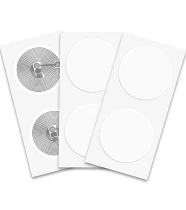 50pcs NFC Tags Ntag215 NFC Stickers Blank NFC Tags Adhesive NFC 215 Programmable NFC Tags Compatible with Android & iPhone 504 Bytes Memory Fully