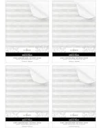 Altenew A4 Double Sided Adhesive Sheets Unlimited Bundle 4 Packs Of 10 Sheet Each