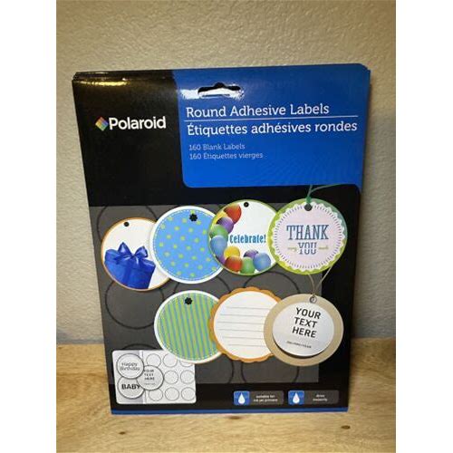 Polaroid Round Adhesive Labels 1…