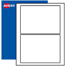 Avery 5" x 7" Rectangle Labels Glossy