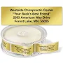 Metallic Gold Rolled Address Labels | Designed Papers And Stationery | Paper Direct