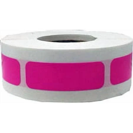 Hot Pink Rectangle Stickers