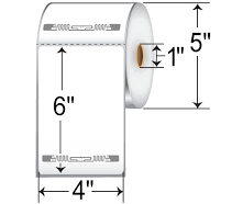 RFT-4-6-ALN9840-T800 - BarcodeFactory 4x6 RFID Label