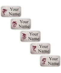 70 Personalized Stick-eez Clothing Labels - Dragon Tattoos