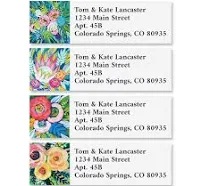 Colorful Arrangements Classic Address Labels (6 Designs)