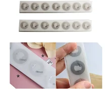 Acxico 50pcs Ntag213 NFC Tags Sticker Phone Available Adhesive Labels RFID Tag Kit