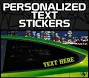 Personalized Text Stickers