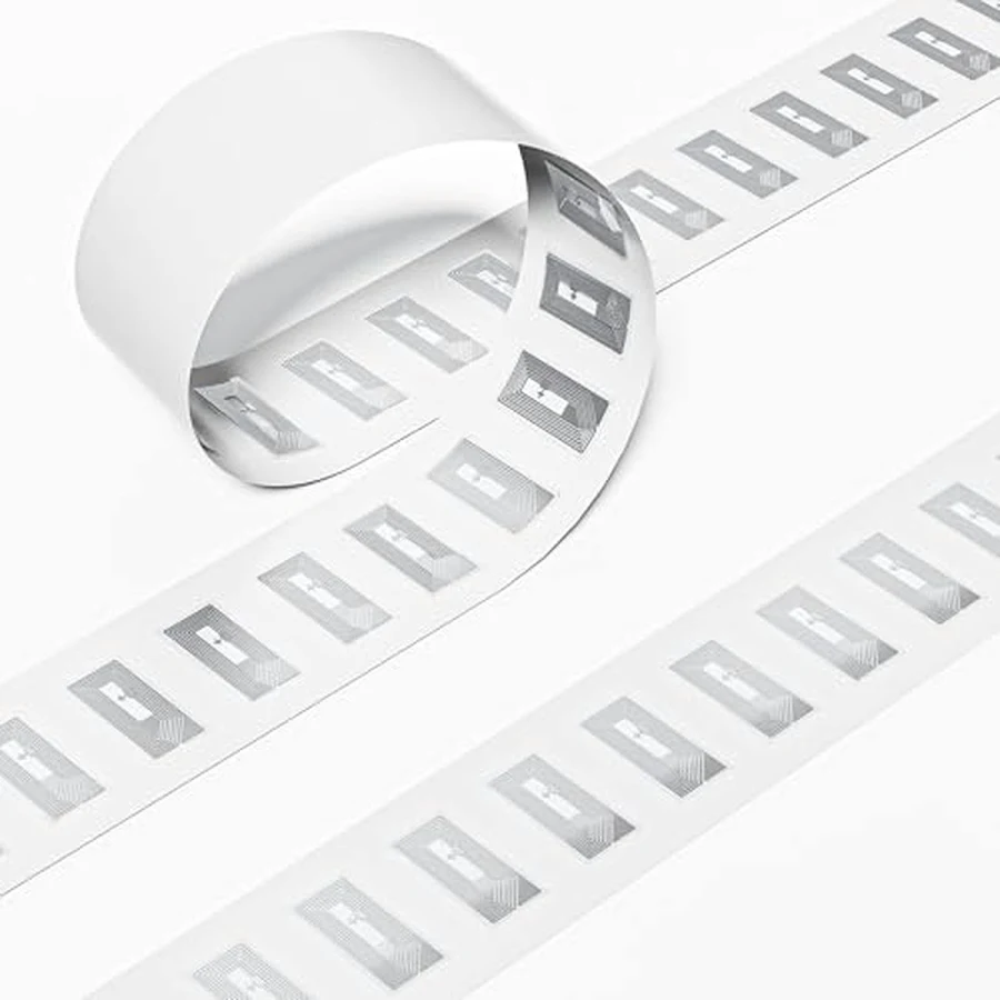 NFC Tags Sticker Original NTAG213 Chip NFC Stickers Adhesive Labels Clear RFID Tags Rewritable 137 Bytes Memory Work with All NFC-Enabled