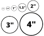 Clear Round Acetate Labels | 500 Adhesive Stickers