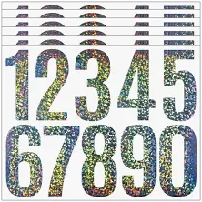 Mailbox Numbers Stickers,60 Pcs Self Adhesive Vinyl Waterproof