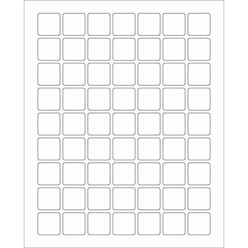 Chromalabel 1 X 1 Inch Printable …