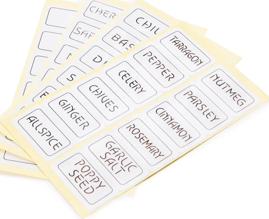 Fox Run Spice Labels