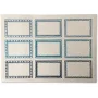 Small Self-Adhesive Labels (Packet of 18) Blue-Green