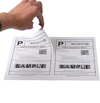 wing office 1000 Premium Rounded Corner Shipping Labels 2 Per Sheet 8.5 X 11 Self Adhesive