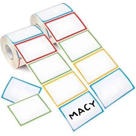 Office Werks Name Badge Stickers
