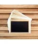 Self-Adhesive Label Board 7x10cm Rewritable with Lamination-Pack of 12pcs