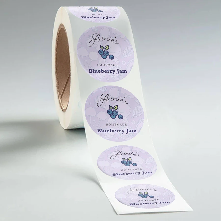 Circle Paper Jam & Jelly Labels