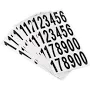 Unique Bargains Office Home Warehouse Self-Adhesive Mailbox Number Stickers