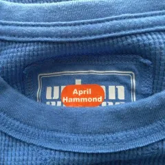 Stick On Clothing Name Labels | Custom Clothes Label - price per 60 labels