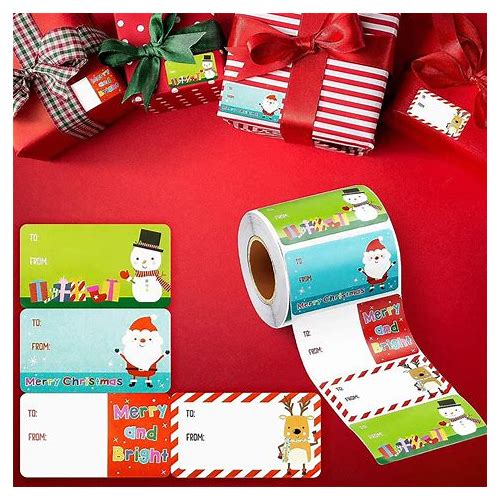 Christmas Self-Adhesive 500 Pcs …