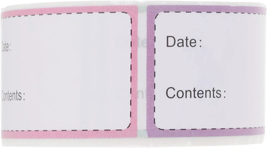 Mrless Removable Freezer Labels - Write-On Food Storage Labels