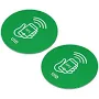 Uxcell UID 13.56MHz Rewritable Back Adhesive NFC Tags Stickers Rfid Label
