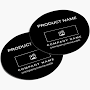 Custom Circle Stickers | 10 qty | 2