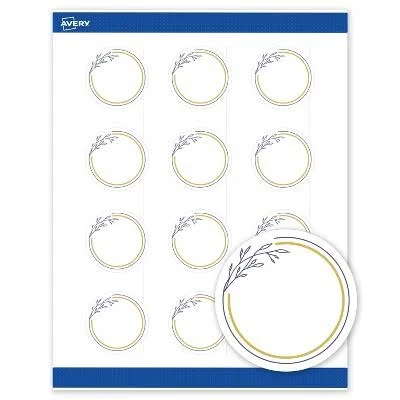 Avery Laser/Inkjet Circle Multipurpose Labels