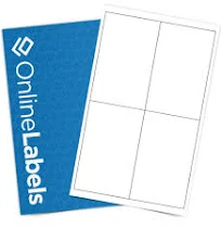4" x 6.5" Large Format Labels