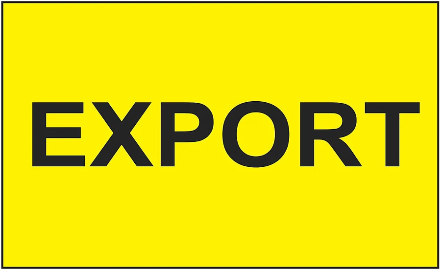 ULINE 3x5" "Export" Labels