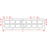 Markin 210C526 White Labels