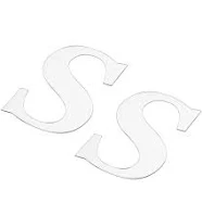 House Mailbox Letters Stickers 3D Street Address Letter Self Adhesive Decal Alph