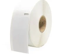 Dymo LW Barcode Labels, White 1" x 2-1/8" Multipurpose Labels, 500 Labels/Roll, Perm. Adhesive, Great For Retail & Barcode Applications - LV-30336 |