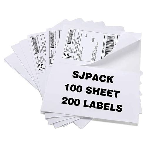 100 Half Sheet Self Adhesive Ship…