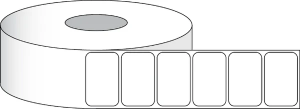 Poly Clear Gloss Eco Labels, 4"x 3" (10,2 x 7,6 cm), 675 pcs per roll, 2" core