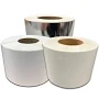 5 Inch Wide Continuous Roll Label Material - 5" x 500' Matte BOPP Extreme Tack