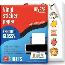 Masteelf 5 Rolls Self Adhesive Thermal Printer Paper Rolls Mini Printers Sticker