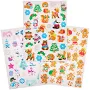 Baker Ross FX740 Christmas Mini Party Sticker Sheets