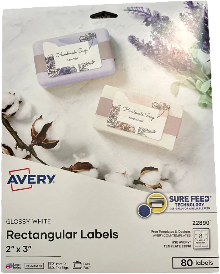 Total Glossy White 2" x 3" Labels