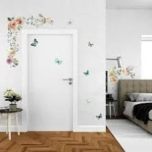 1 set Translucent PVC Self Adhesive Wall Stickers Waterproof Building Decals for