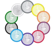 Timeskey NFC Tags Ntag215 NFC Stickers Rewritable NFC 215 Clear NFC Tags Stic...