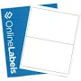 8.12992" x 5" Half Sheet Labels